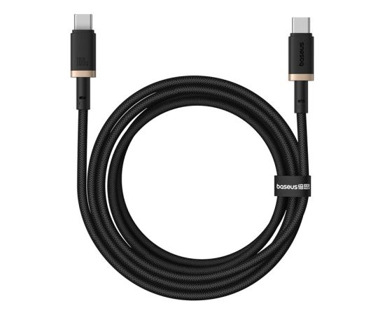 Baseus Dura Type C to Type C 100 W fast charging cable 2 m Black, Gold