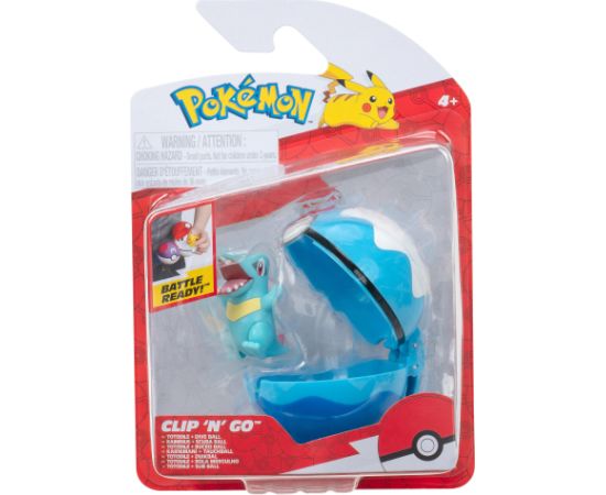 POKEMON W19 Clip ´N Go Poké bumbiņu komplekts ar figūru