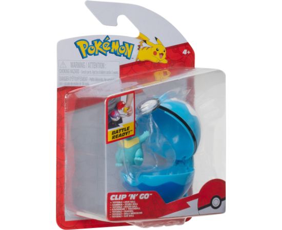 POKEMON W19 Clip ´N Go Poké bumbiņu komplekts ar figūru