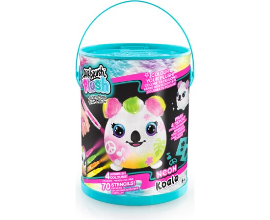 AIRBRUSH Plush - Neona Squish Pals krāsošanas komplekts