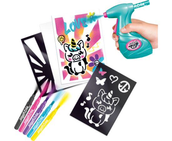 Airbrush Plush AIRBRUSH Mākslas aktivitāšu komplekts Mini Poster