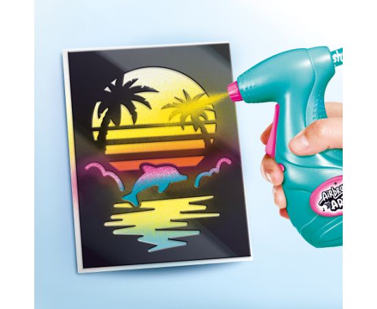 Airbrush Plush AIRBRUSH Mākslas aktivitāšu komplekts Mini Poster