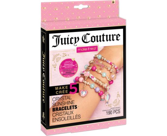 MAKE IT REAL Juisy Couture Маленький набор браслетов с кристаллами