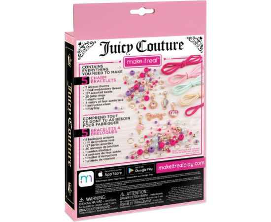 MAKE IT REAL Juisy Couture Маленький набор браслетов с кристаллами