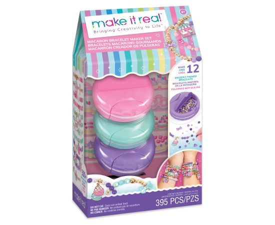 MAKE IT REAL Набор для творчества по изготовлению браслетов Macaron