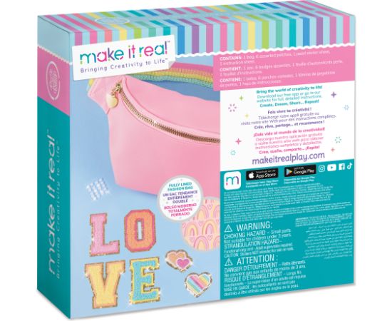 MAKE IT REAL Набор для творчества Модная сумка с заплатками
