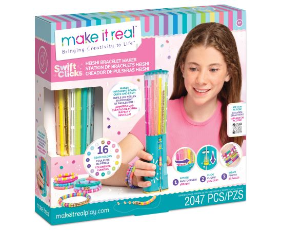 MAKE IT REAL Набор для творчества по изготовлению браслетов Хайши