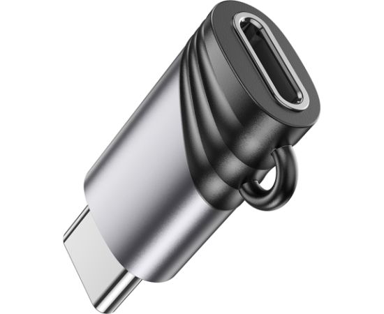 OEM Переходник Borofone BV20 - Lightning female на Type C male - черный