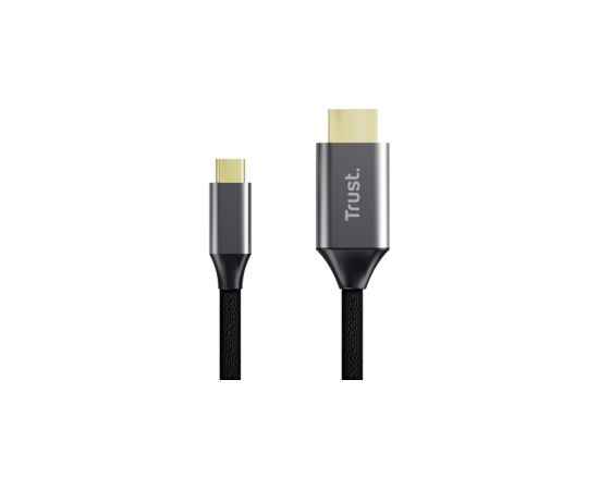 Video kabelis Trust Calyx USB-C Male - HDMI Male 2m Ultra HD 4K