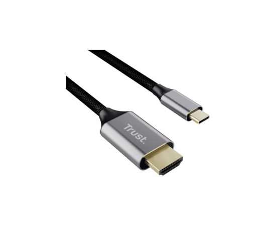 Video kabelis Trust Calyx USB-C Male - HDMI Male 2m Ultra HD 4K