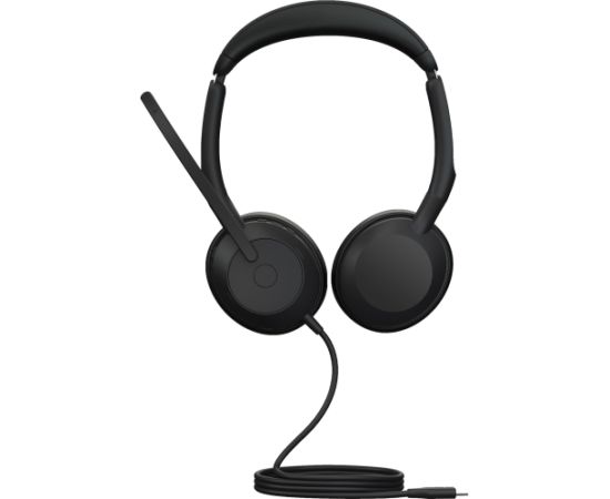 Jabra Evolve2 50, headset (black, stereo, UC, USB-C)