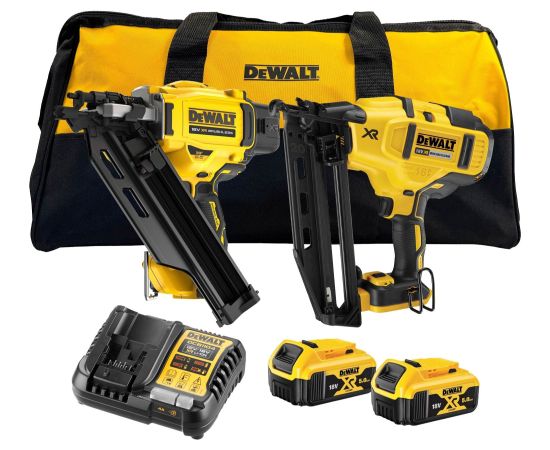 Instrumentu komplekts DeWalt DCK246P2-QW (DCN930 + DCN660); 18 V; 2x5,0 Ah akum.