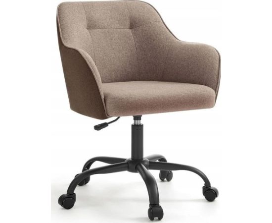 Songmics Krzesło biurowe, wygodne krzesło biurowe, krzesło komputerowe z regulacją wysokości, nośność do 120 kg, stalowa rama, imitacja l Офисные стулья