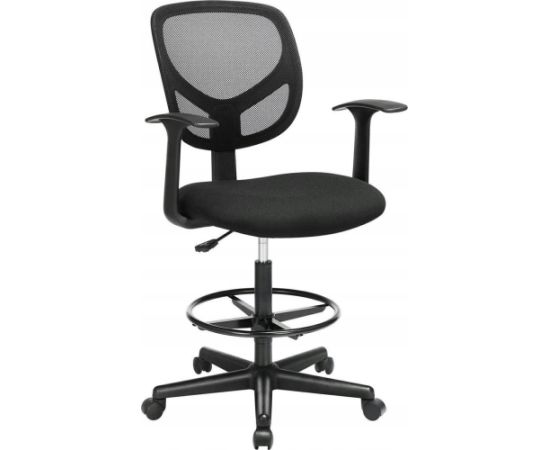 Krzesło biurowe Songmics Krzesło Biurowe Ergonomiczny Stołek Roboczy Z Podłokietnikami Wysokość Siedziska 55-75 Cm Wysokie Krzesło Robocze Z Regulowanym Офисные стулья