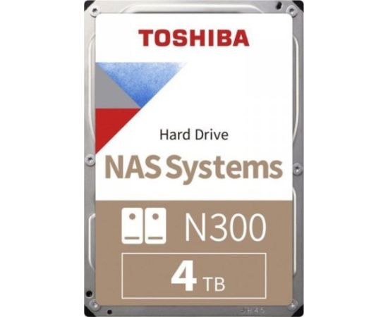 HDD Toshiba N300 MN10ADA400ES 4TB 3,5'' 7200 512MB SATA III NAS BULK
