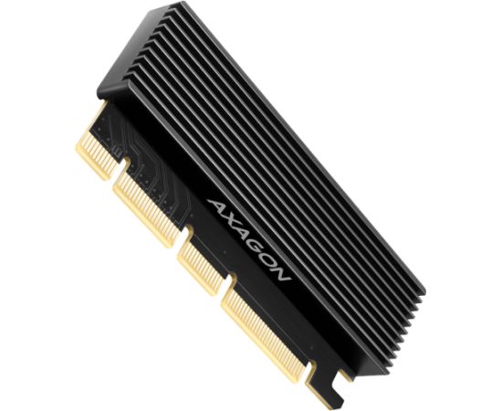 AXAGON PCEM2-XS PCI-E 3.0 16x - M.2 SSD NVMe, up to 80mm SSD, low profile, heatsink