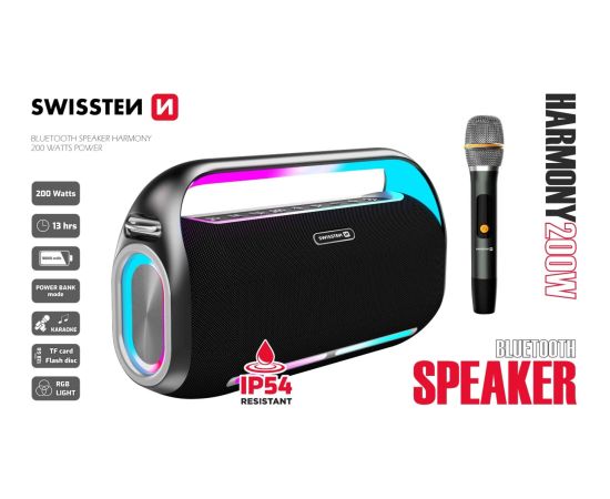 Swissten Harmony Bluetooth Skaļrunis 200W