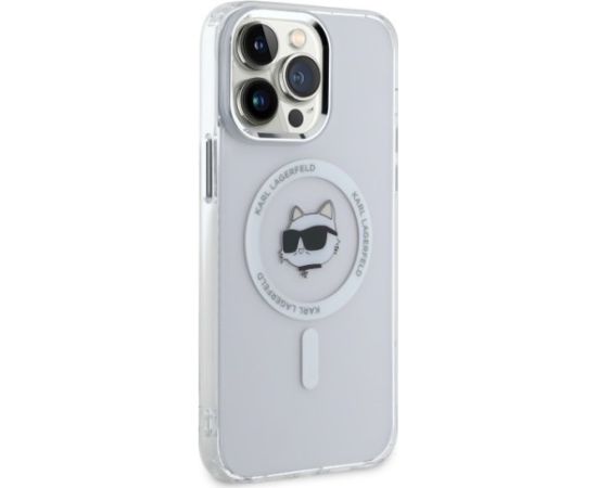 Karl Lagerfeld KLHMP13XHLSCHH IML Metal Choupette Head Чехол для Apple iPhone 13 Pro Max