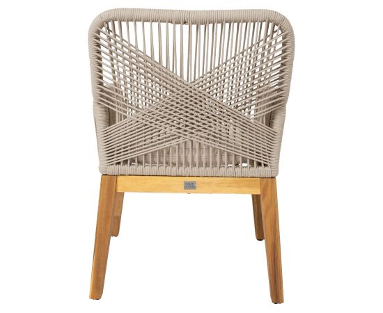 Krēsls FLORIDA 66,5x57,5xH83, akācija, bēšs Dārza galdi