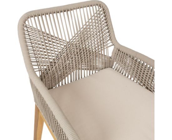 Krēsls FLORIDA 66,5x57,5xH83, akācija, bēšs Dārza galdi