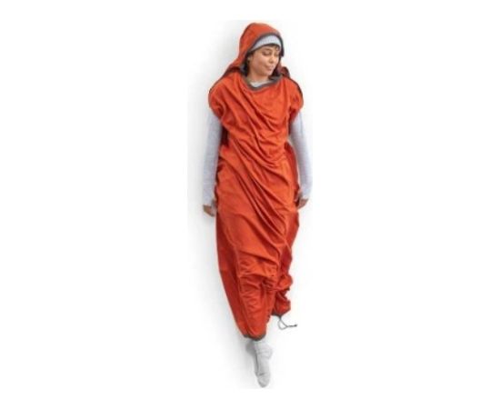 Sea To Summit Reactor Sleeping Bag Liner - Mummy W/ Drawcord- compact- orange