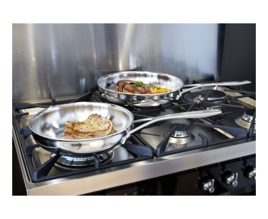 DEMEYERE Industry 5 24 CM Silver steel pan
