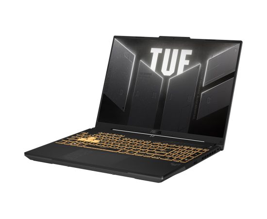 ASUS TUF Gaming F16 FX607VU-I5165 Core 5 210H 16.0" FHD+ 144Hz Value IPS-level 300nits AG 16GB DDR5 SSD512 GeForce RTX 4050 6GB LAN WLAN+BT Cam720p 56Wh NoOS Mecha Gray