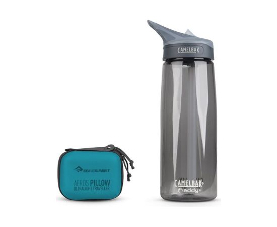 SEA TO SUMMIT Aeros Ultralight ceļojumu spilvens – Aqua (gaiši zilā krāsā)