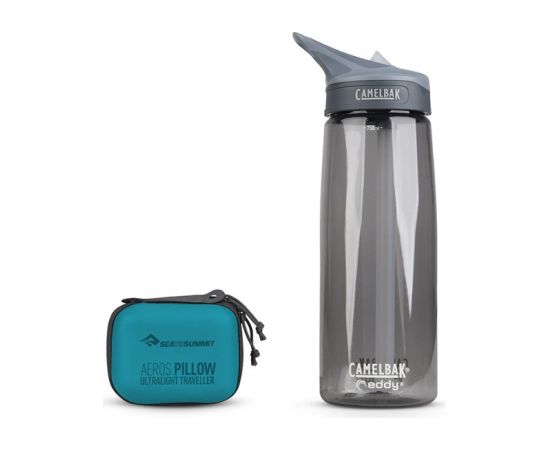 SEA TO SUMMIT Aeros Ultralight ceļojumu spilvens – Aqua (gaiši zilā krāsā)