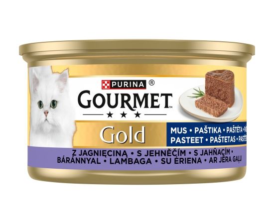 PURINA Gourmet Gold Mousse with lamb - wet cat food - 85g