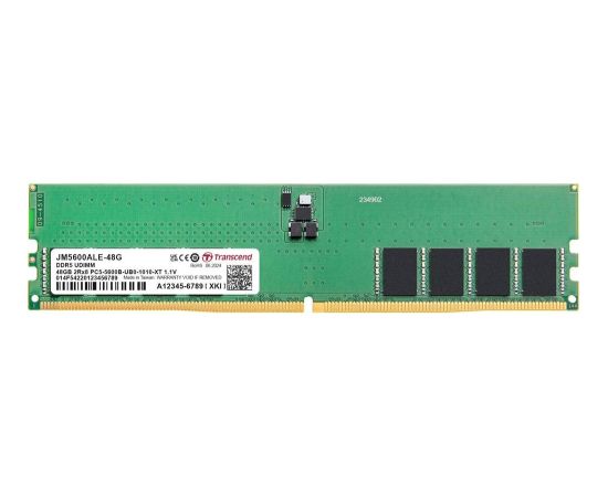 TRANSCEND 48GB JM DDR5 5600 U-DIMM 2Rx8 3Gx8 CL46 1.1V