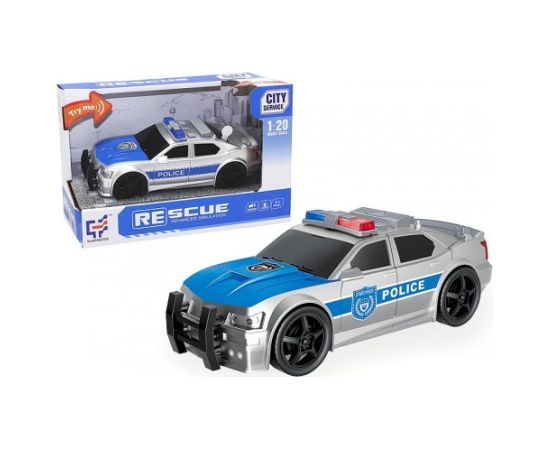 Adar Policijas auto ar skaņu un gaismu 20 cm 608054