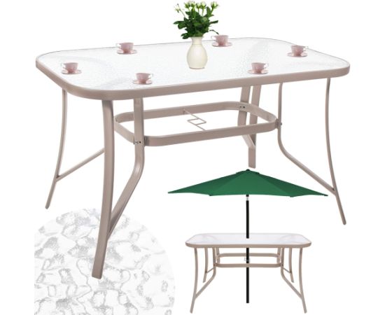 Dārza galds Springos GF0075 120 X 70 X 70 CM