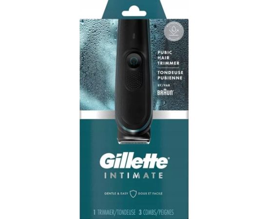 Braun Gillette INTIMATE Trimmer i5, hair clipper (black/blue)