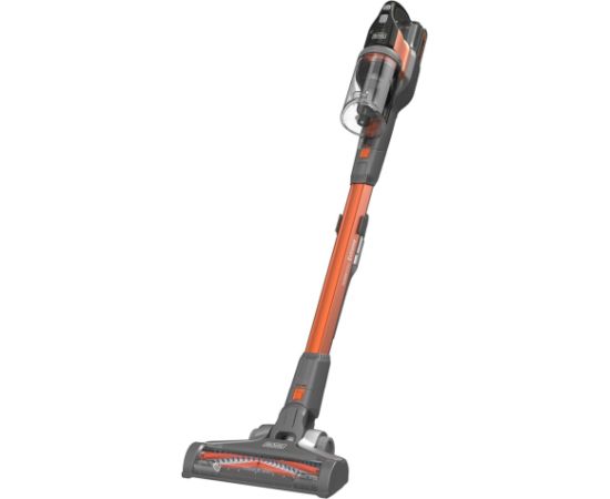 Black & Decker BHFEV182C-QW stick vacuum/electric broom 2-in-1 stick vacuum Battery Dry Bagless Orange, Titanium 2 Ah