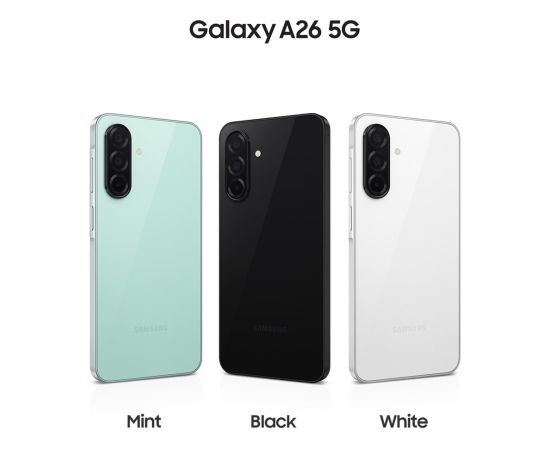 Samsung Galaxy A26 17 cm (6.7") Dual SIM Android 15 5G USB Type-C 8 GB 256 GB 5000 mAh Black