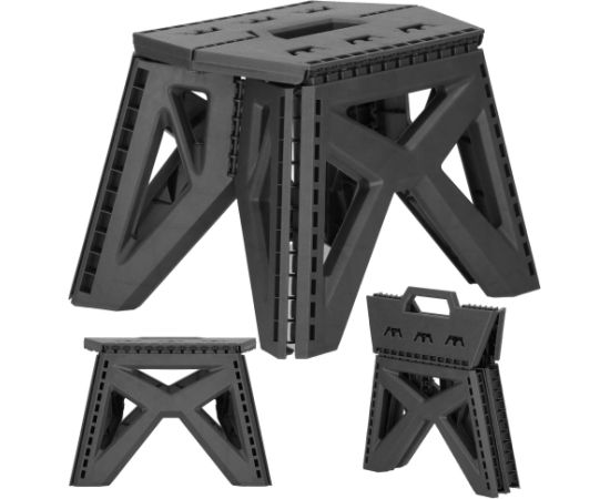 Locāms daudzfunkcionāla taburete Springos HA7485 pelēka, augstums 23 cm