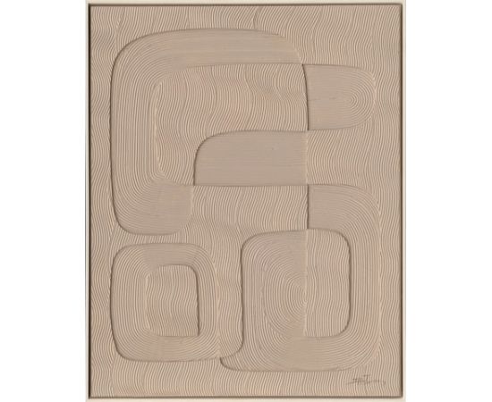 Glezna ar rāmi 80x100cm, gaiši brūna forma