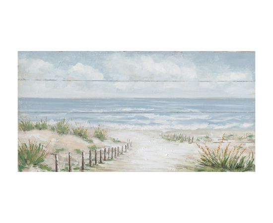 Eļļas glezna 70x140cm, ceļš uz pludmali
