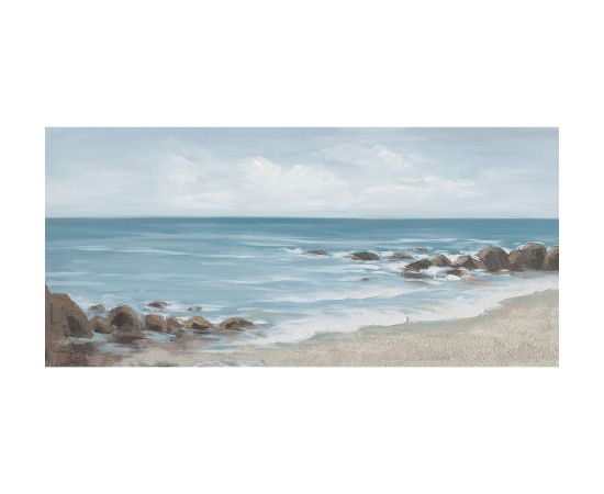 Eļļas glezna 70x150cm, jūras krasts