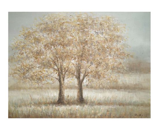 Eļļas glezna 90x120cm, divi koki