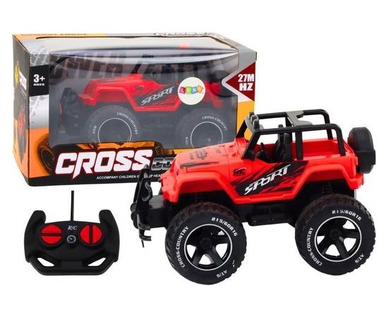 LeanToys radiovadāmā mašīna RC 1:18 sarkana