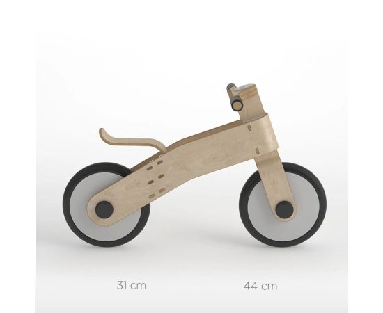 Bērnu koka Līdzsvara ritenis - Choppy bike (Brūns) [CLONE]