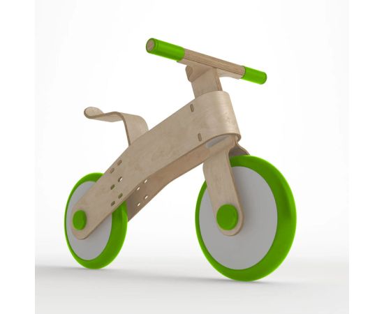 Bērnu koka Līdzsvara ritenis - Choppy bike (Brūns) [CLONE]