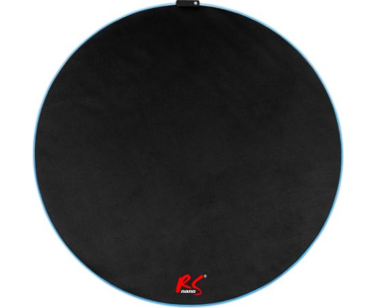 Nano Rs NanoRS RS171 Gaming Seat Mat with RGB Backlight, Under Chair Floor Mat, Diameter 100cm, Black