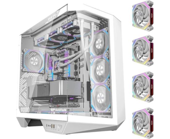 MDD ArcticX Ryzen 5 9600X 16GB 512GB SSD 1TB HDD RTX 4060Ti NoOS White