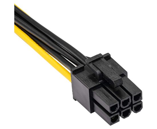 Adapter with cable Akyga AK-CA-30 SATA (m) | PCI-E 6 pin (f) 15cm