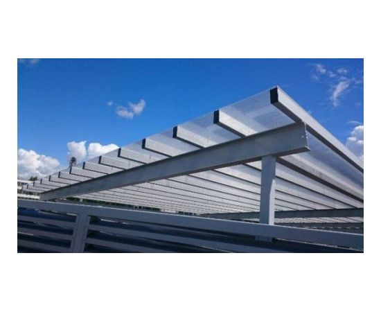 Поликарбонат 10mm; 1.05x2m, прозрачный