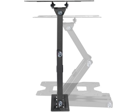 Maclean MC-700N TV Monitor Wall Mount Universal max VESA 200x20 23"-43" 30kg Black Extendable Tilting for Small TVs