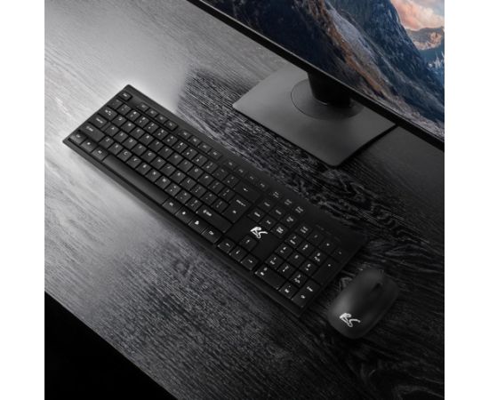 Nano Rs NanoRS Wireless Keyboard and Mouse Combo with Ergonomic Design – RS580 for Smooth and Efficient Use